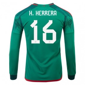 Mexico Hector Herrera 16 2023/2024 Hemma Fotbollströjor Långärmad